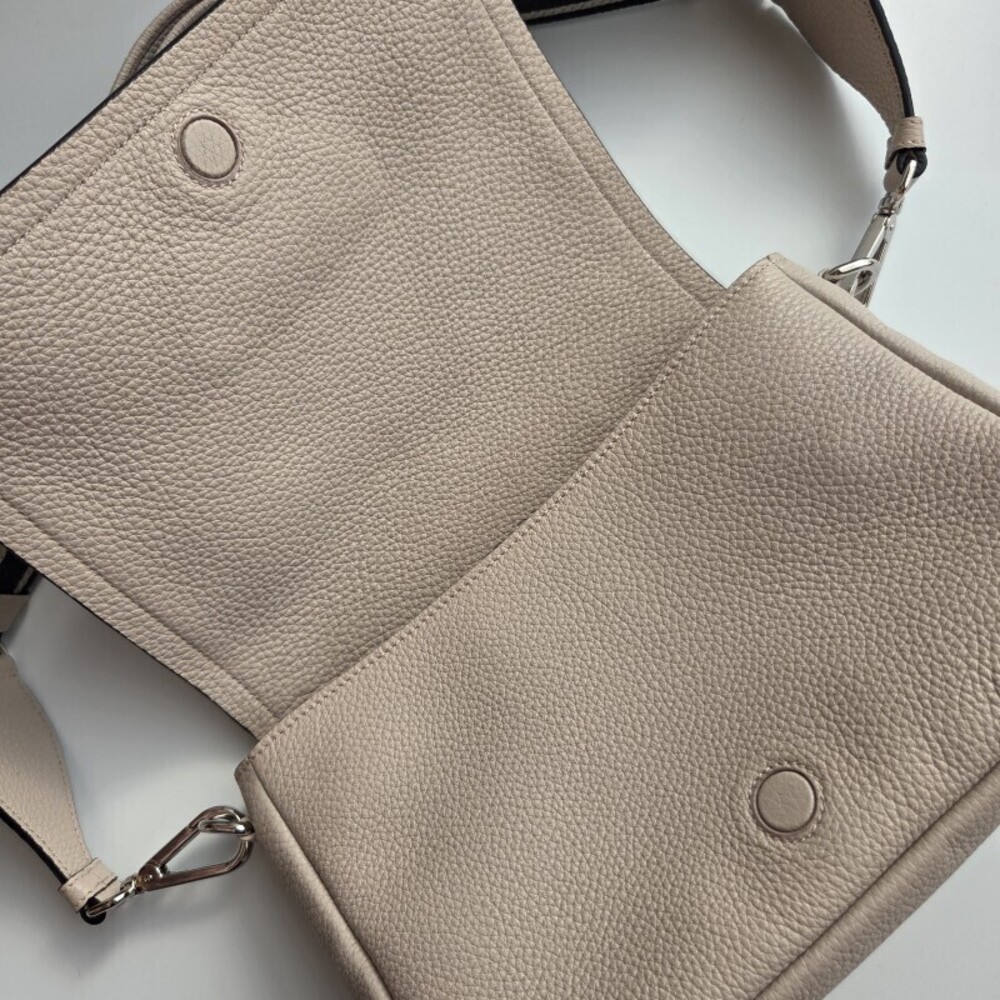 PRADA Flou leather shoulder bag NINFEA pink beige - Picture 5 of 9